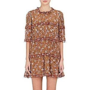 Etoile Isabel Marant Fall Floral-Print Mini Dress